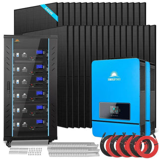 Off Grid Solar Kit 20kW 48VDC 120/240Vac 30.72kWh Battery with 32 x 450W Panels - SGR-20K30E