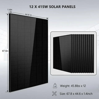 Off-grid Solar Kit 15000W with 48Vdc Battery 120/240W Split-Phase - SGR-15K20E