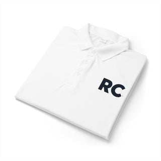 White hoodie with 'RC' logo. - RC city 