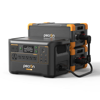 Pecron power station with multiple outlets and connectors- RC city