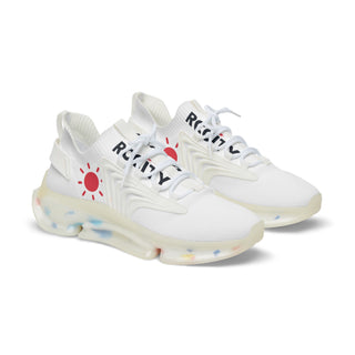 White sneakers with colorful sole and branding - RC city