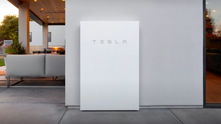 Tesla Powerwall 2 13.5 kWh home battery front view for solar energy storage and backup RC City