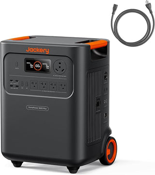Jackery power station with wheels and a cable- RC city