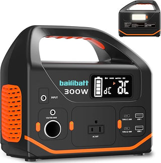 A Bailibatt 300W portable power station.