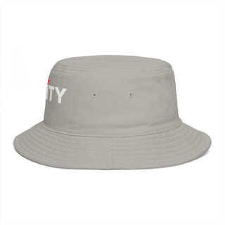 Gray bucket hat with 'City' - RC city