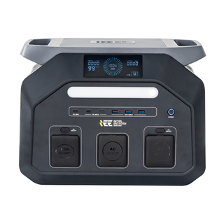 Portable power station with digital display and multiple outlets - RC city