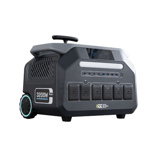 IEETek P3200 portable power station angled view 3200W LiFePO4 solar generator