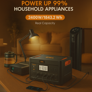 Portable power station with devices- RC city