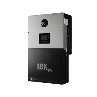 Solar power inverter with 'EG4' branding and '18K PV' rating - RC city