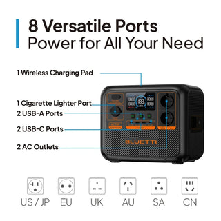 Power station with multiple ports - RC city