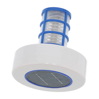 White and blue solar light - RC city