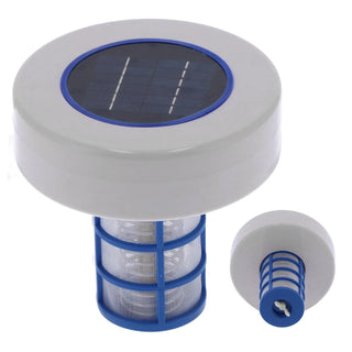 Solar pool light with mesh cover and blue accents - RC city