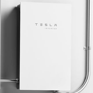 Tesla Inverter with wiring and white wall