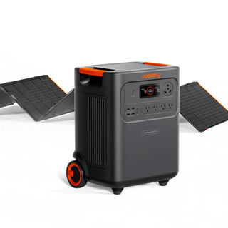 Portable power station with solar panels - RC city