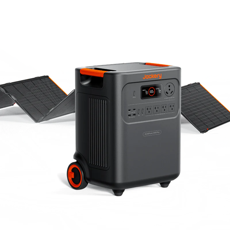 Portable power station with solar panels - RC city